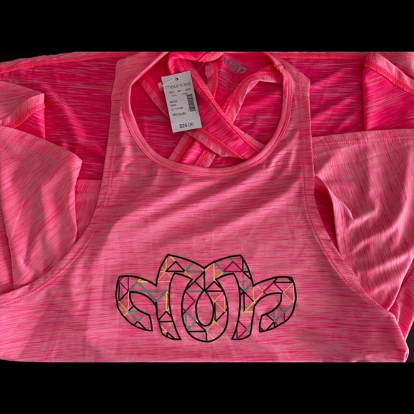 NWT Women’s Maurices Active Pink Open Back Tank - Picture 4 of 8